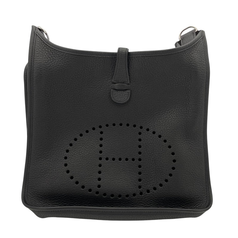エルメス HERMES エヴリン2PM □K刻 ブラック SV金具 トリヨン レディース ショルダーバッグ