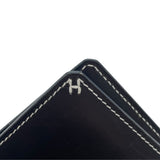 エルメス HERMES Hセリエ W刻 ショコラ ボックスカーフ レディース カードケース