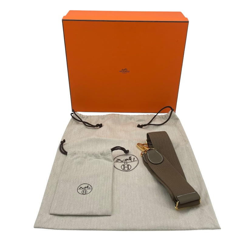 エルメス HERMES エヴリン3PM W刻 エトゥープ GD金具 トリヨン レディース ショルダーバッグ