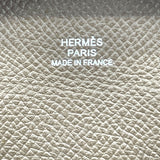 エルメス HERMES バスティア A刻印 エトゥープ シルバー金具 エプソン ユニセックス コインケース