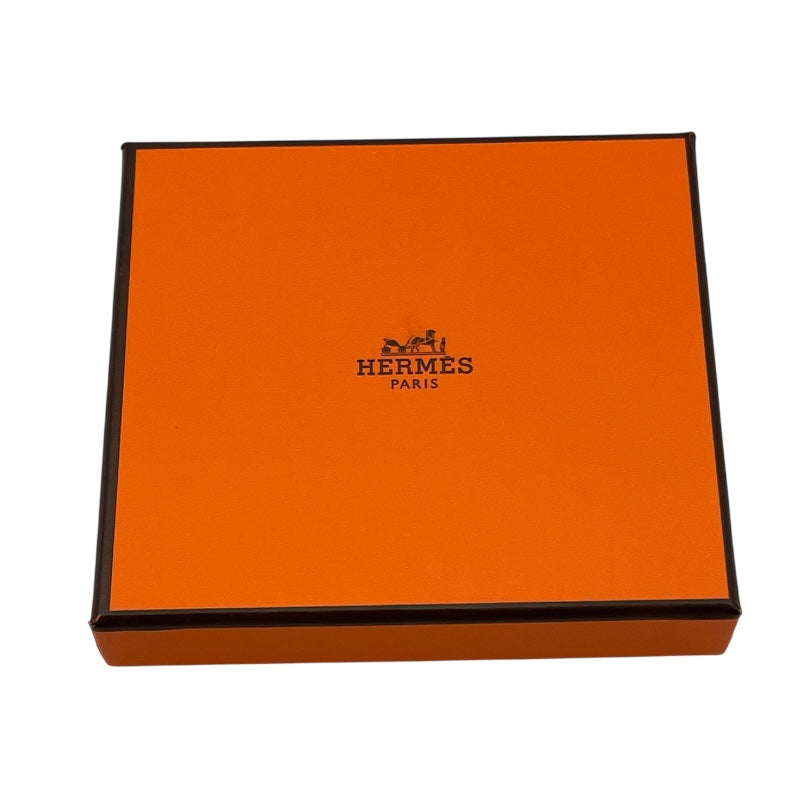 エルメス HERMES バスティア A刻印 エトゥープ シルバー金具 エプソン ユニセックス コインケース