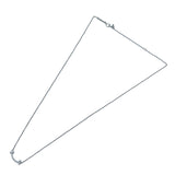 ティファニー TIFFANY＆CO Tスマイルネックレスマイクロミニ ホワイトゴールド Au750 ジュエリー