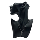 ティファニー TIFFANY＆CO クロスネックレス ホワイトゴールド 750 ジュエリー