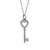 ティファニー TIFFANY＆CO ハートキーネックレス ホワイトゴールド 750 ジュエリー