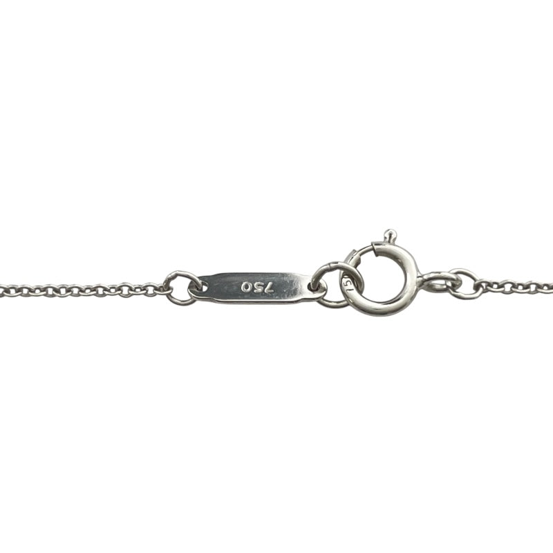 ティファニー TIFFANY＆CO ハートキーネックレス ホワイトゴールド 750