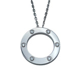 カルティエ Cartier ラブサークルネックレス ホワイトゴールド 750 ジュエリー