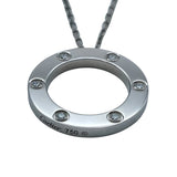 カルティエ Cartier ラブサークルネックレス ホワイトゴールド 750 ジュエリー