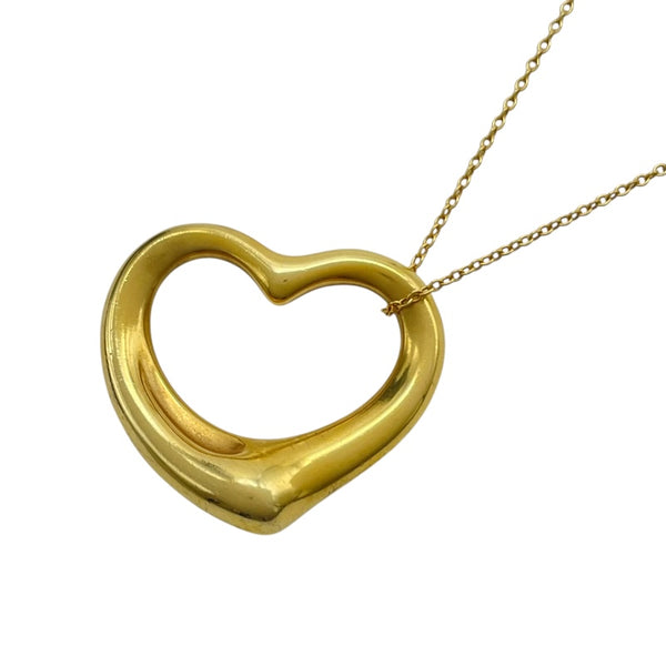 ティファニー TIFFANY＆CO オープンハートネックレス ゴールド 750 ジュエリー