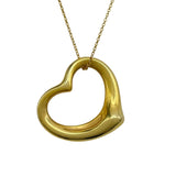 ティファニー TIFFANY＆CO オープンハートネックレス ゴールド 750 ジュエリー