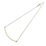 ティファニー TIFFANY＆CO Tスマイルネックrㇲラージ ゴールド Au750 ジュエリー