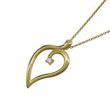 ティファニー TIFFANY＆CO リーフハートネックレス ゴールド 750 ジュエリー