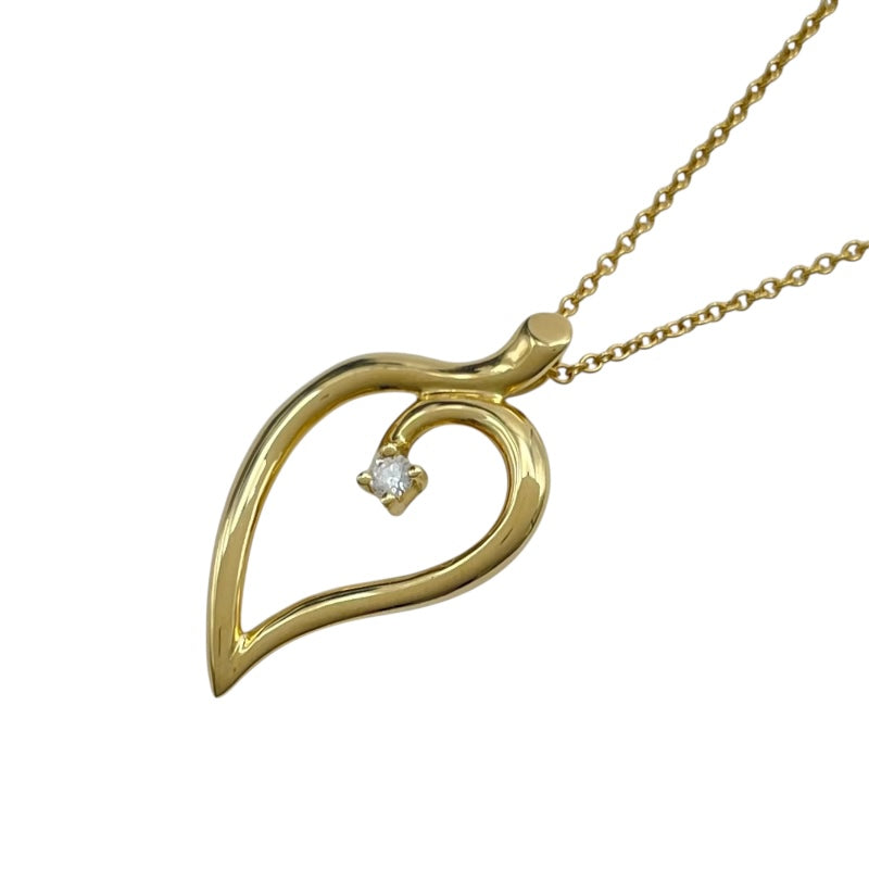 ティファニー TIFFANY＆CO リーフハートネックレス ゴールド 750 ジュエリー