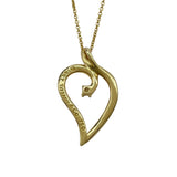 ティファニー TIFFANY＆CO リーフハートネックレス ゴールド 750 ジュエリー