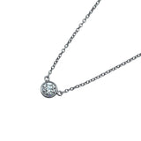 ティファニー TIFFANY＆CO バイザヤードネックレス プラチナ Pt950 ジュエリー