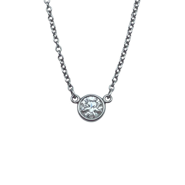 ティファニー TIFFANY＆CO バイザヤードネックレス プラチナ Pt950 ジュエリー