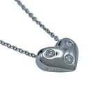 ティファニー TIFFANY＆CO ドッツハートネックレス プラチナ Pt950 ジュエリー