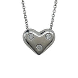 ティファニー TIFFANY＆CO ドッツハートネックレス プラチナ Pt950 ジュエリー