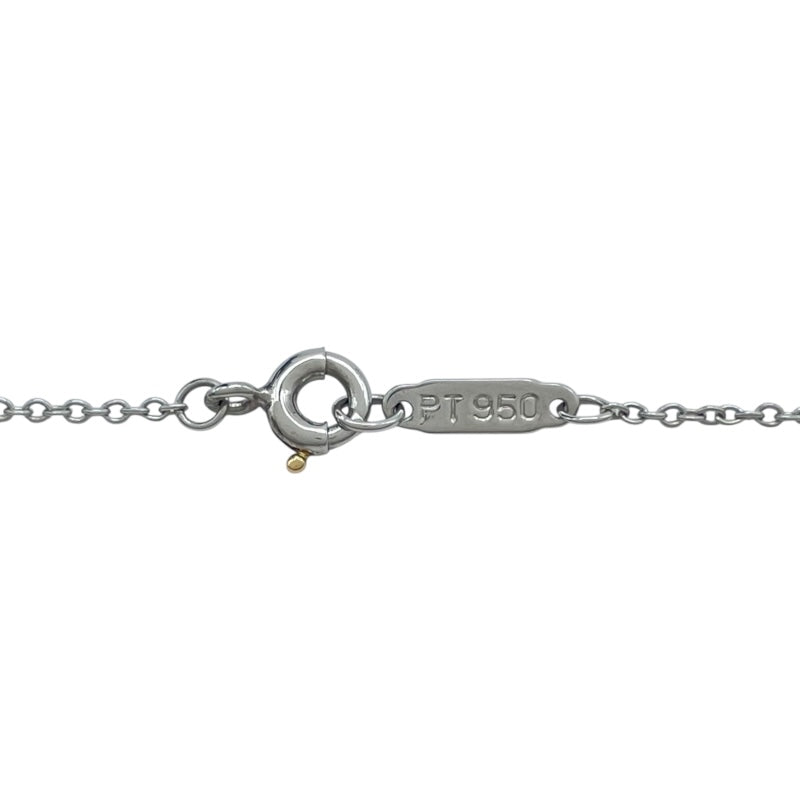 ティファニー TIFFANY＆CO ドッツハートネックレス プラチナ Pt950 ジュエリー