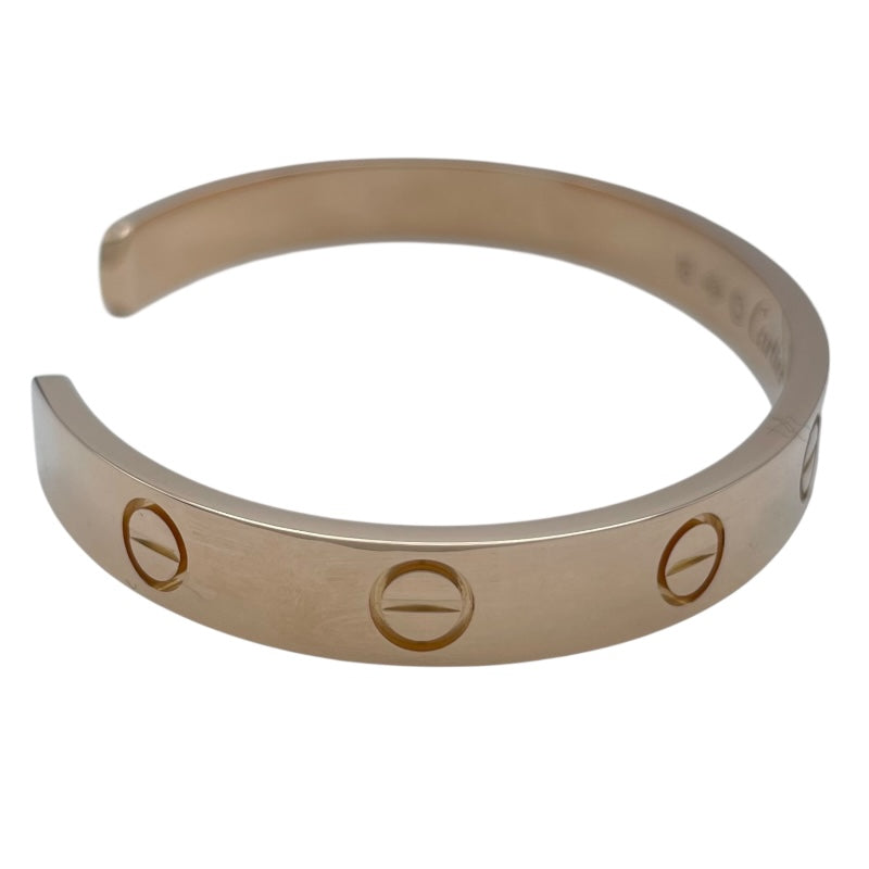 カルティエ Cartier オープンラブブレス ピンクゴールド 750 ジュエリー