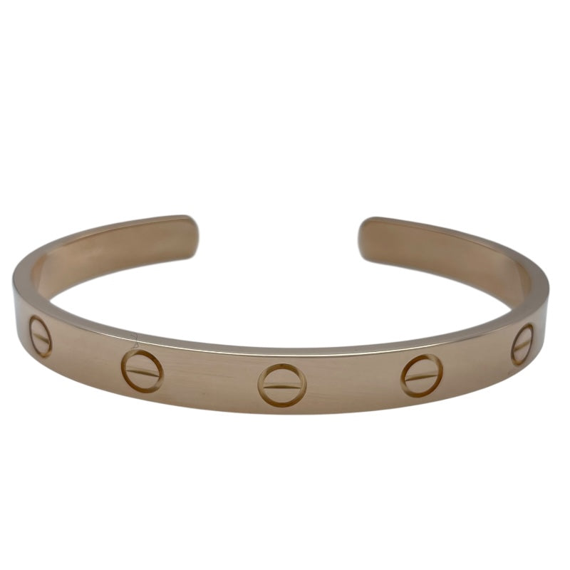 カルティエ Cartier オープンラブブレス ピンクゴールド 750 ジュエリー