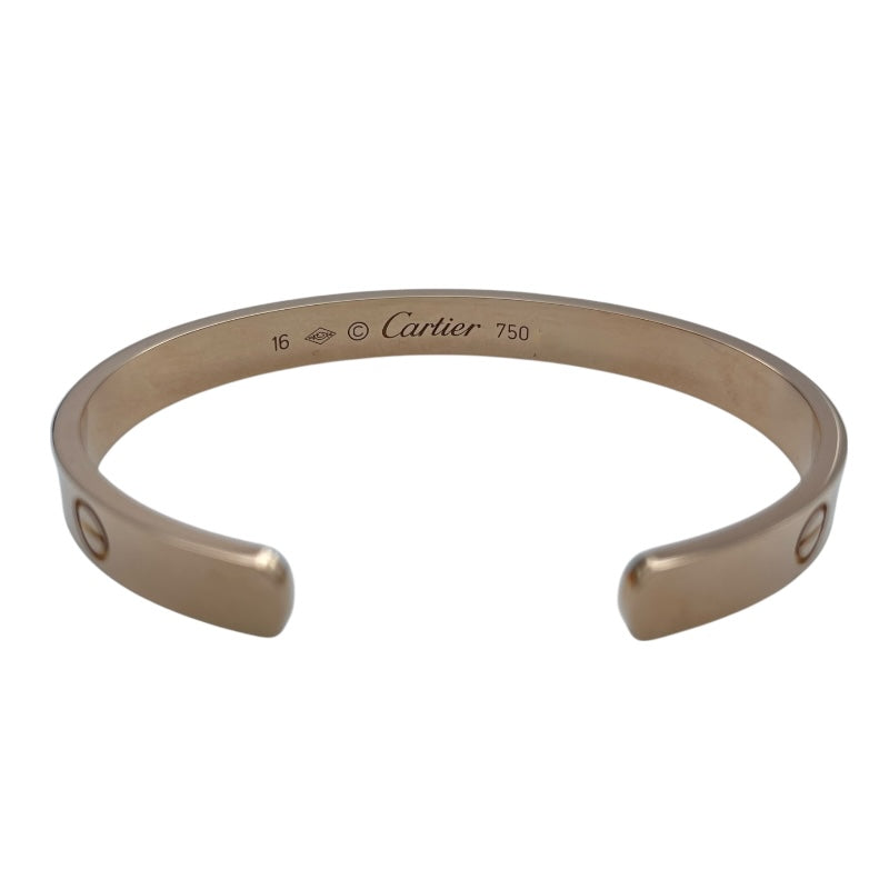 カルティエ Cartier オープンラブブレス ピンクゴールド 750 ジュエリー