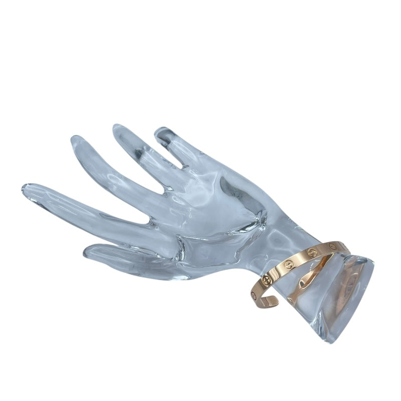 カルティエ Cartier オープンラブブレス ピンクゴールド 750 ジュエリー