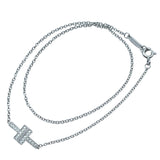 ティファニー TIFFANY＆CO T TWOダブルチェーンブレス ホワイトゴールド Au750 ジュエリー