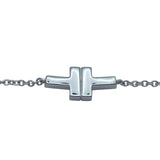 ティファニー TIFFANY＆CO T TWOダブルチェーンブレス ホワイトゴールド Au750 ジュエリー