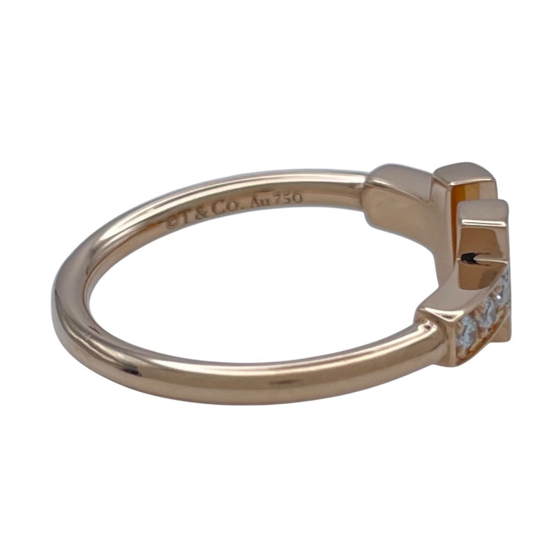 ティファニー TIFFANY＆CO Tワイヤーリング ゴールド Au750 ジュエリー