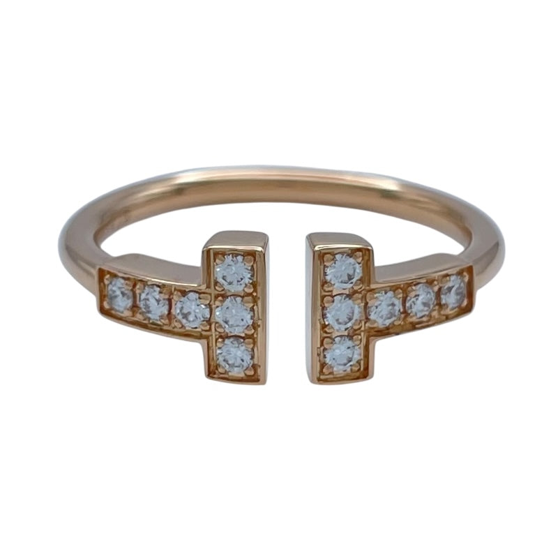 ティファニー TIFFANY＆CO Tワイヤーリング ゴールド Au750 ジュエリー