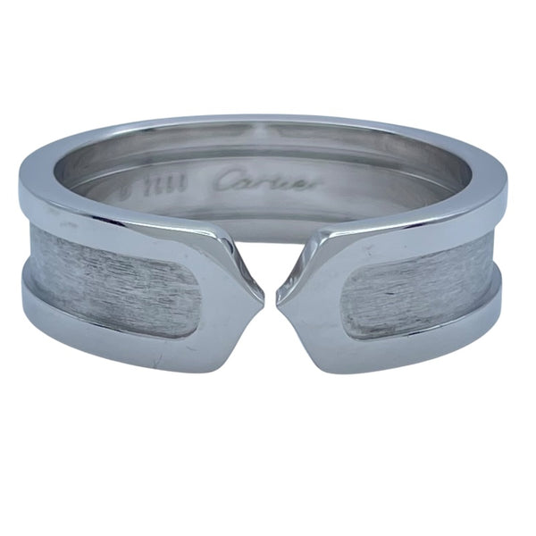 カルティエ Cartier C2リングSM ホワイトゴールド 750 ジュエリー