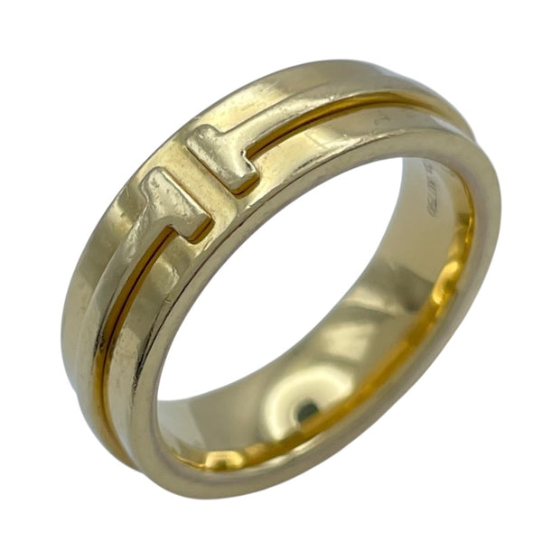 ティファニー TIFFANY＆CO Tナローリング ゴールド Au750 ジュエリー