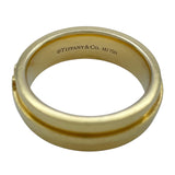 ティファニー TIFFANY＆CO Tナローリング ゴールド Au750 ジュエリー