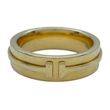 ティファニー TIFFANY＆CO Tナローリング ゴールド Au750 ジュエリー