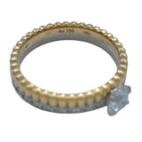 ブシュロン BOUCHERON キャトルクルドパリソテールリング ゴールドxホワイトゴールド Au750 ジュエリー