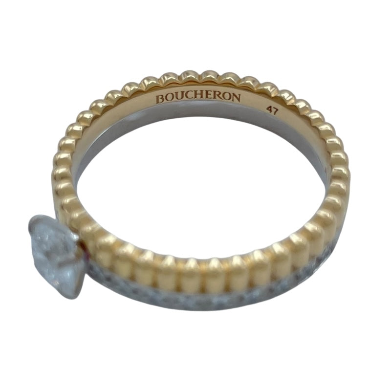 ブシュロン BOUCHERON キャトルクルドパリソテールリング ゴールドxホワイトゴールド Au750 ジュエリー