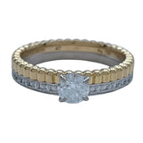 ブシュロン BOUCHERON キャトルクルドパリソテールリング ゴールドxホワイトゴールド Au750 ジュエリー