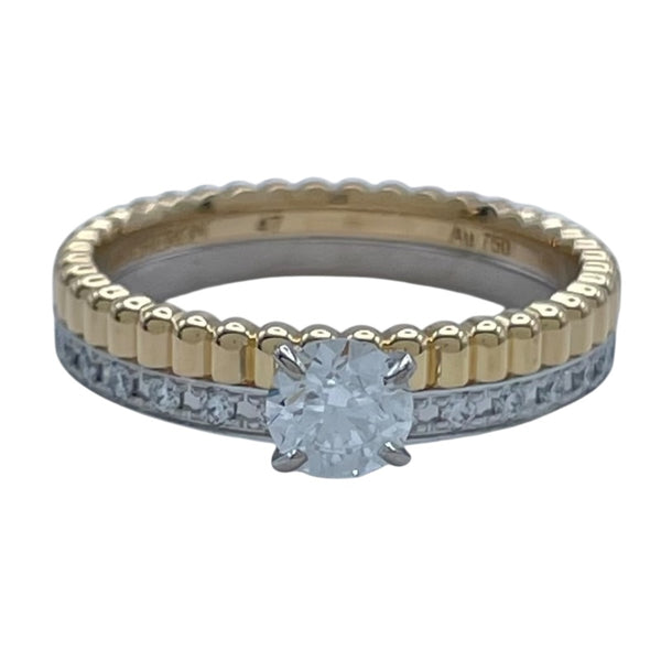 ブシュロン BOUCHERON キャトルクルドパリソテールリング ゴールドxホワイトゴールド Au750 ジュエリー