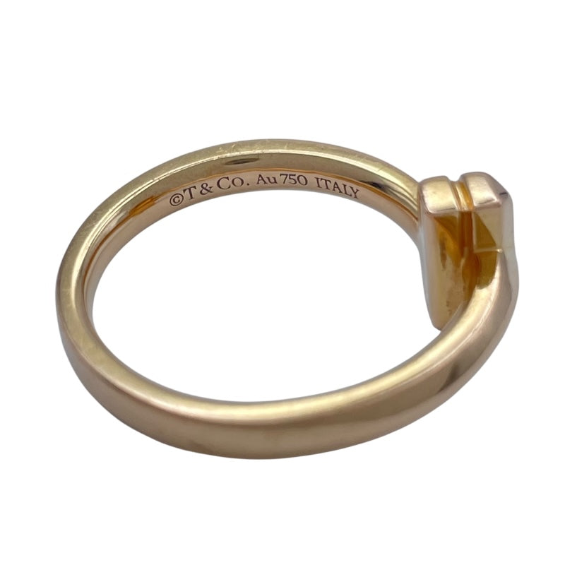 ティファニー TIFFANY＆CO Tワンリング ピンクゴールド Au750 ジュエリー