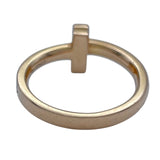 ティファニー TIFFANY＆CO Tワンリング ピンクゴールド Au750 ジュエリー