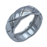 シャネル CHANEL ココクラッシュリングミディアム ホワイトゴールド Au750 ジュエリー