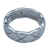 シャネル CHANEL ココクラッシュリングミディアム ホワイトゴールド Au750 ジュエリー