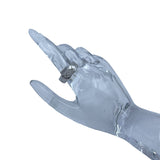 シャネル CHANEL ココクラッシュリングミディアム ホワイトゴールド Au750 ジュエリー