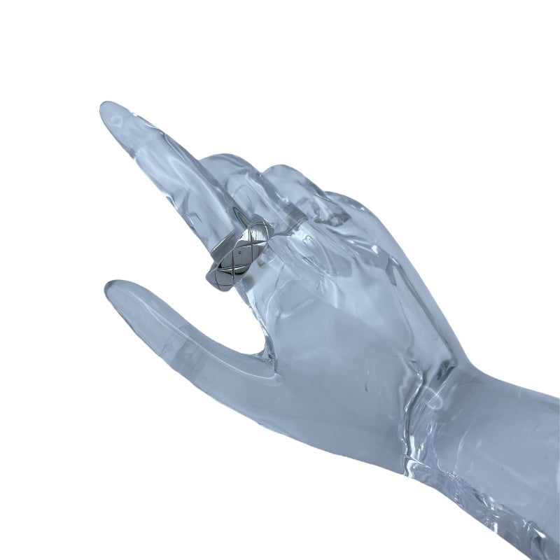 シャネル CHANEL ココクラッシュリングミディアム ホワイトゴールド Au750 ジュエリー