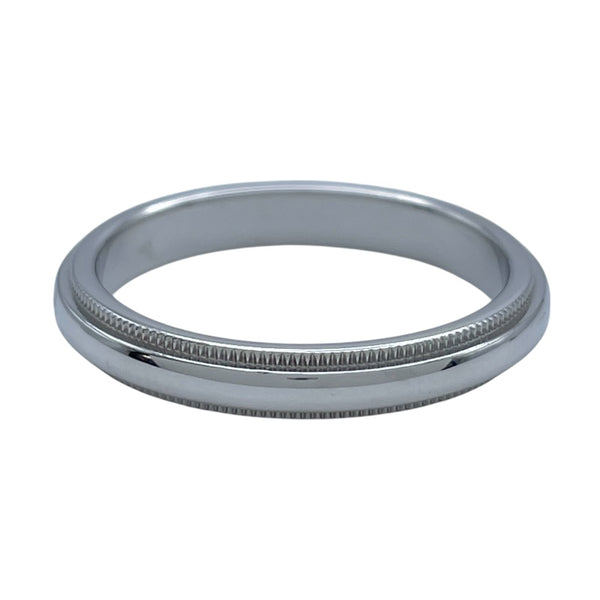 ティファニー TIFFANY＆CO ミルグレインリング プラチナ Pt950 ジュエリー