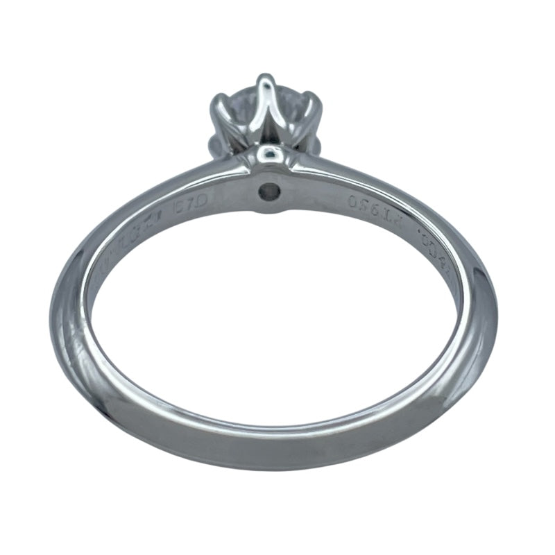 ティファニー TIFFANY＆CO ソリティアリング プラチナ Pt950 ジュエリー