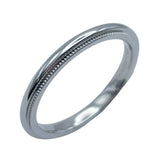 ティファニー TIFFANY＆CO ミルグレインリング プラチナ Pt950 ジュエリー