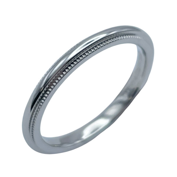 ティファニー TIFFANY＆CO ミルグレインリング プラチナ Pt950 ジュエリー