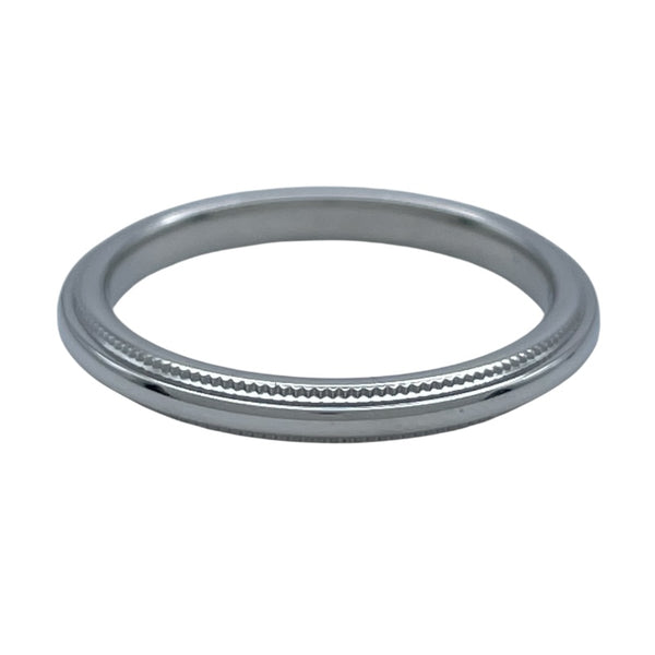 ティファニー TIFFANY＆CO ミルグレインリング プラチナ Pt950 ジュエリー