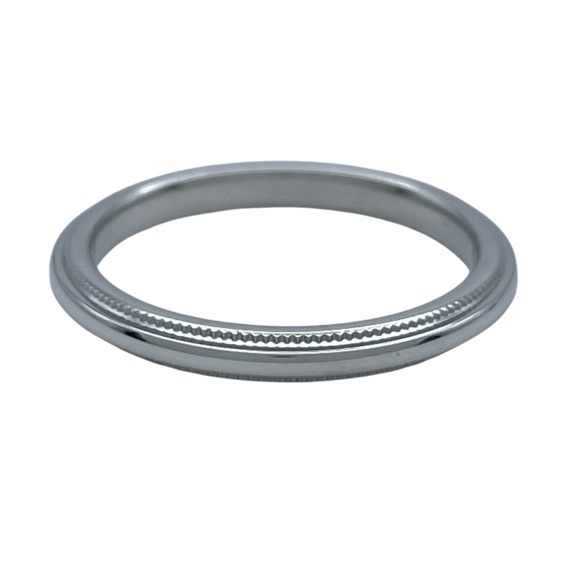 ティファニー TIFFANY＆CO ミルグレインリング プラチナ Pt950 ジュエリー